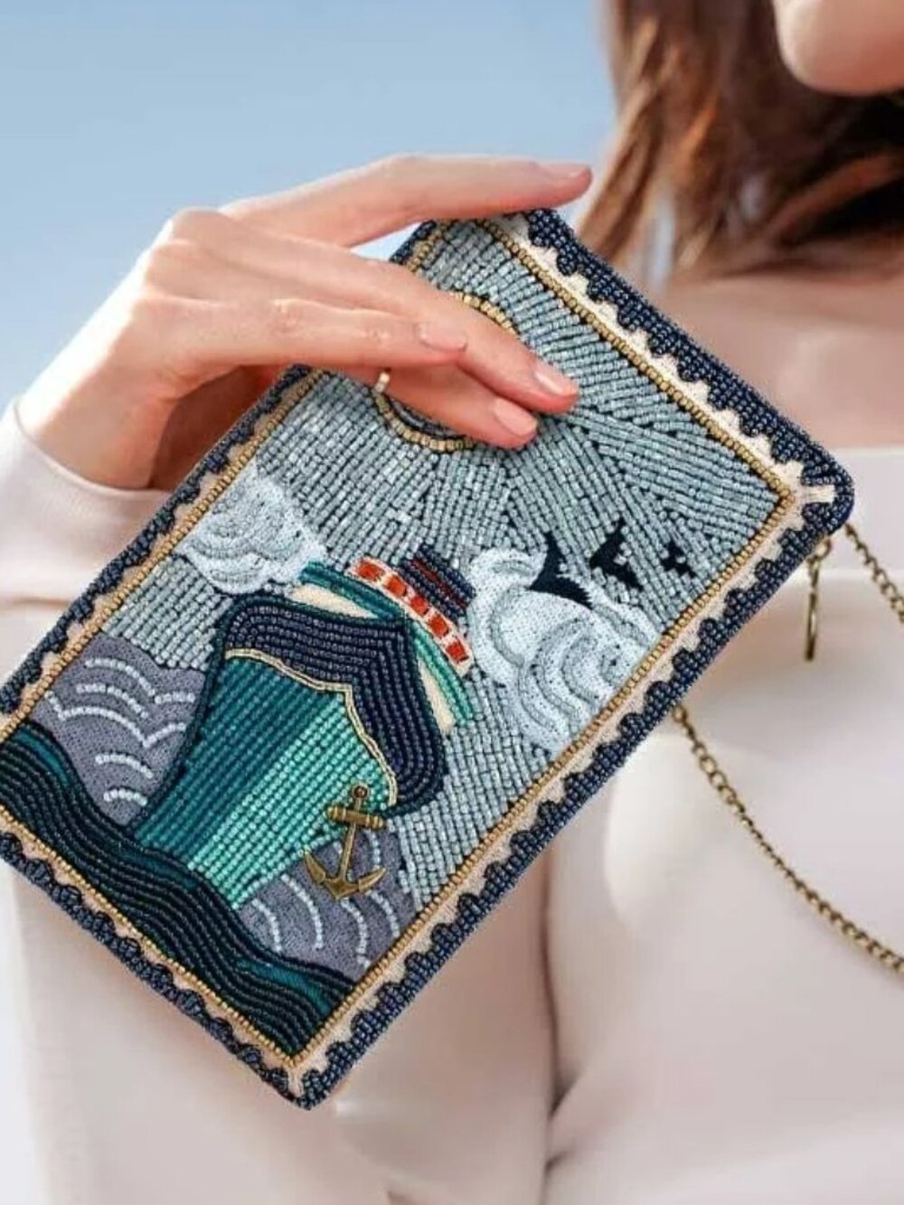 Mary Frances On Board Crossbody Phone Bag